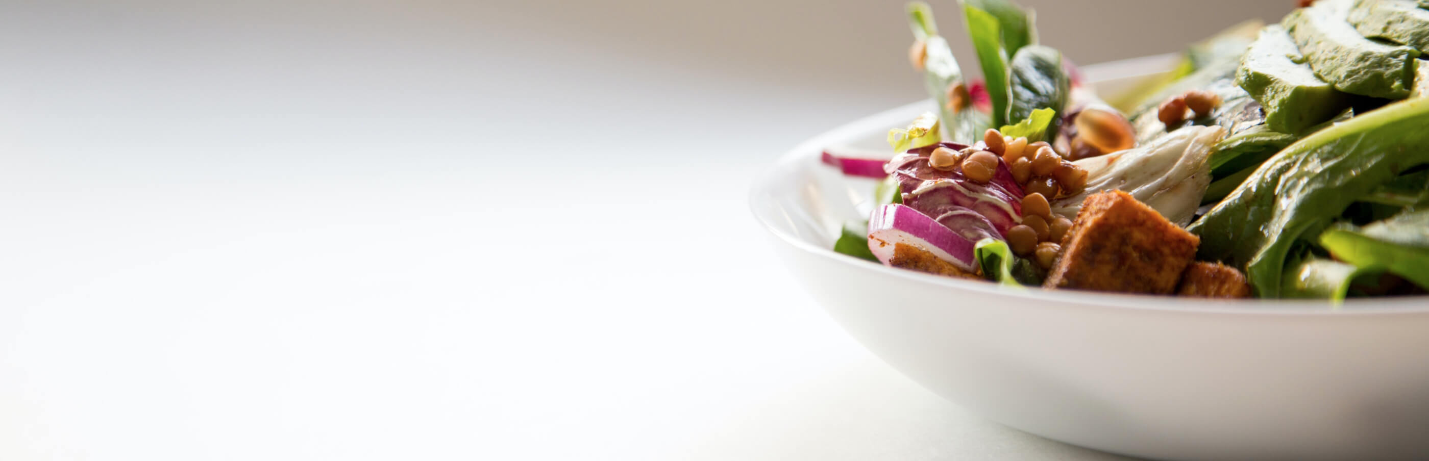 A bowl of colorful salad.