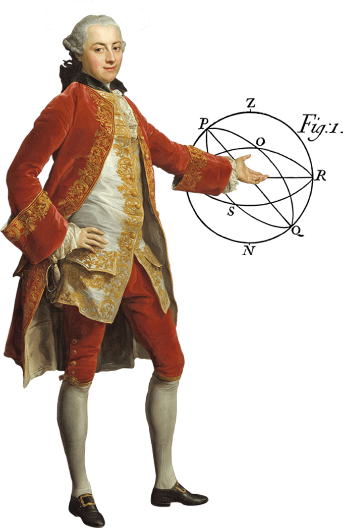 Man dressed in colonial attire